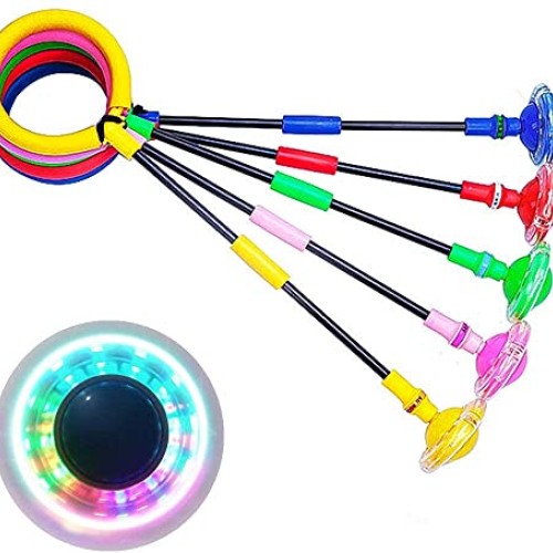 Foldable flashing Jumping Ring -Children Colorful Ankle Skip Jump ...