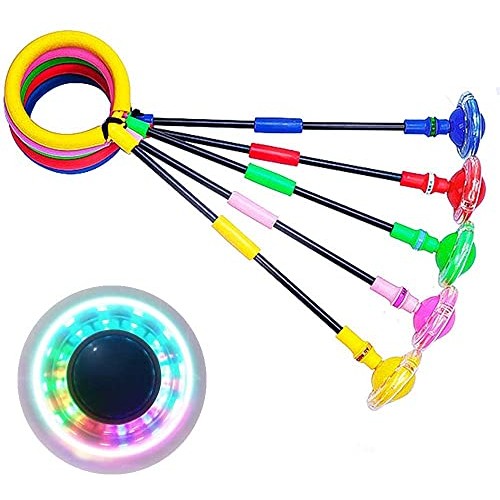 Foldable flashing Jumping Ring -Children Colorful Ankle Skip Jump ...