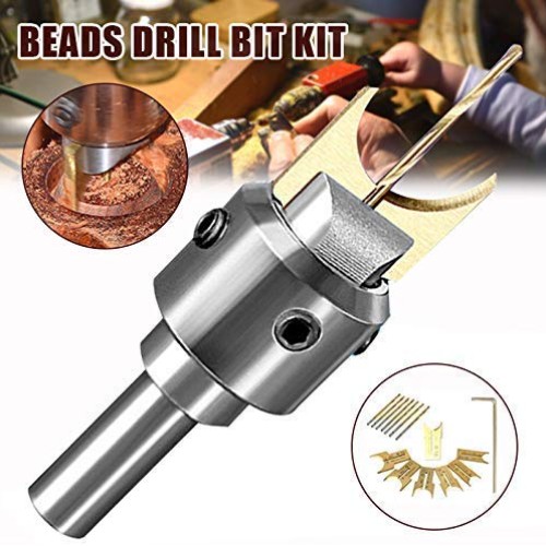 Hand Drill Bits,Beads Drill Bit Wooden Bead Maker,Milling Cutter S...