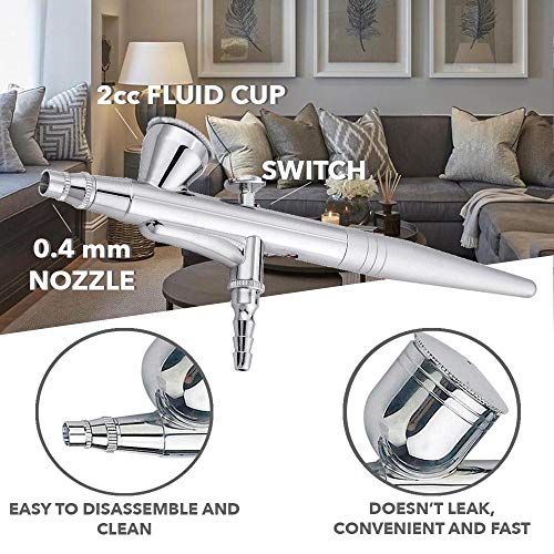 Master Airbrush Gravity Feed Airbrush Nails Air Brush Pen Airb...