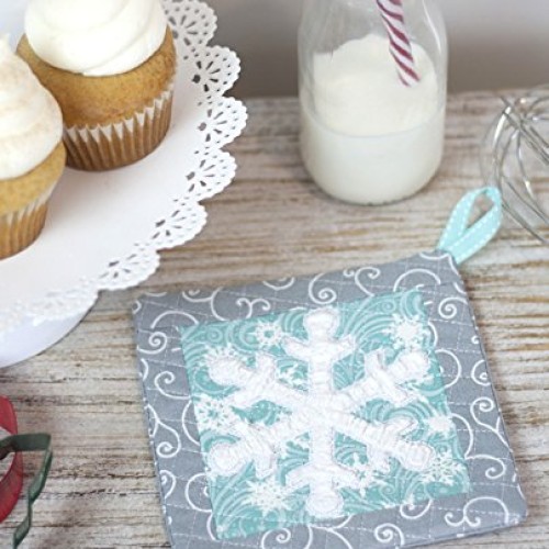 KIMBERBELL Thats Sew Chenille CHRISTMAS Hot Pads Machine Embroide...