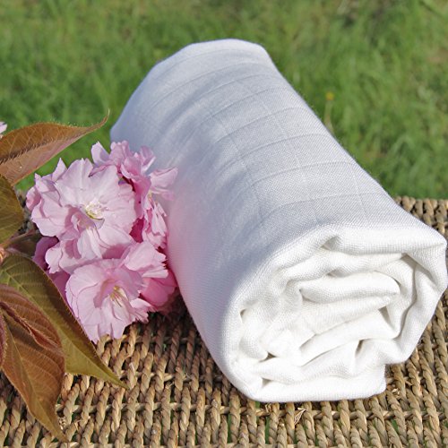 Bamboo Muslin Fabric Gauze, Swaddle Certified Organic, by The Yard