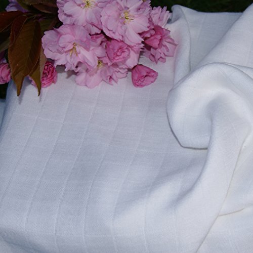 Bamboo Muslin Fabric Gauze, Swaddle Certified Organic, by The Yard