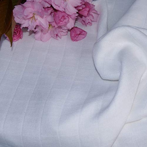 Bamboo Muslin Fabric Gauze, Swaddle Certified Organic, by The Yard