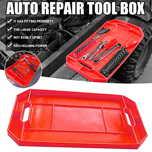 Kindlyperson Slip-Resistant Soft Silicone Tool Storage Tray, Porta...