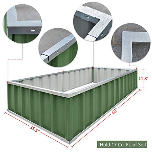 KING BIRD Extra-Thick 2-Ply Reinforced Card Frame Raised Garden Be...