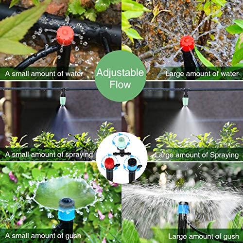 king do way 82Ft/25M Drip Irrigation Kits Garden Watering System w...