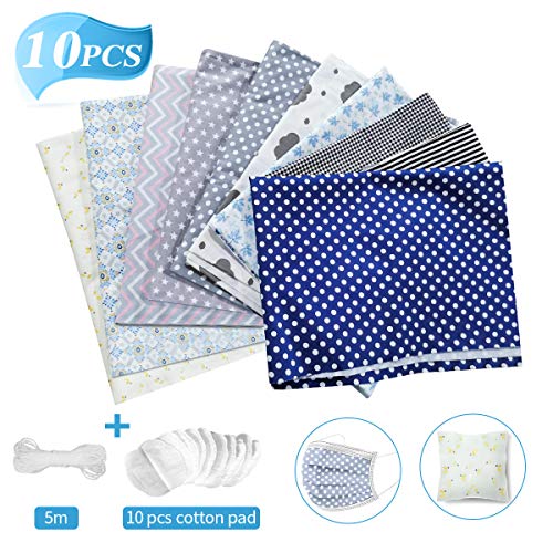 king do way Cotton Craft Fabric Bundle Patchwork 10PCS Craft Fabri...