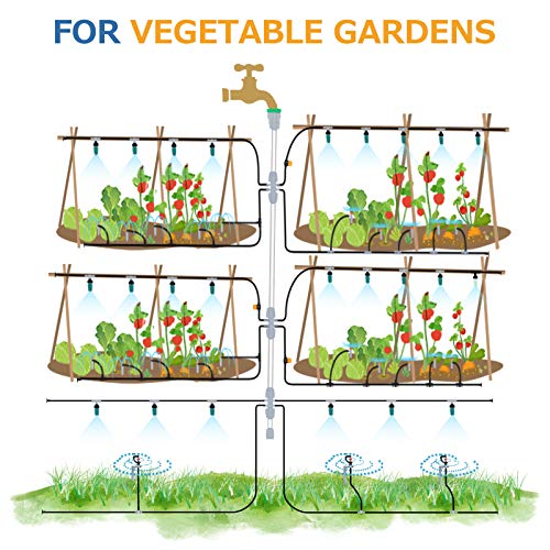 king do way Micro Drip Irrigation Kit Garden Irrigation System wit...