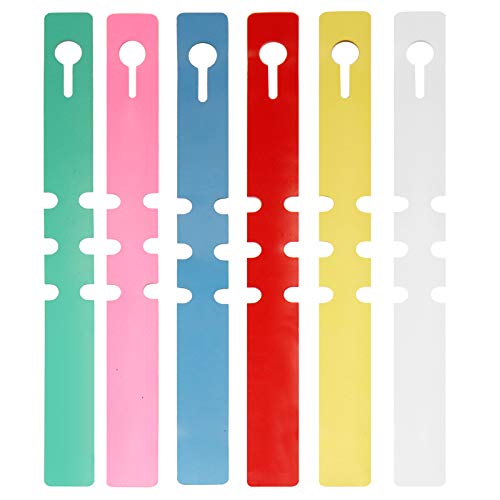 120 Pcs 6 Colors Plastic Plant Labels Plant Hanging Tree Tags Nurs...