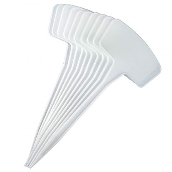 30 Pcs Plastic Plant T-Type Tags Nursery Garden Labels Durable Pla...
