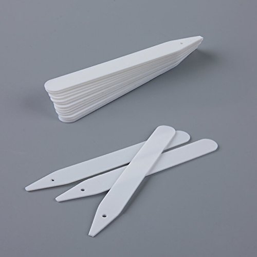 KINGLAKE 100 Pcs 4.7 Inch Thick Plastic Plant Garden Labels Nurser...