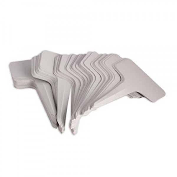 KINGLAKE 100 Pcs 6 x10cm Plastic Plant T-Type Tags Nursery Garden ...