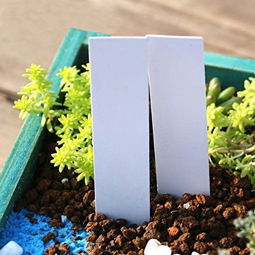 KINGLAKE 100 Pcs Large 7.8 inch Plastic Plant Label Nursery Garden...