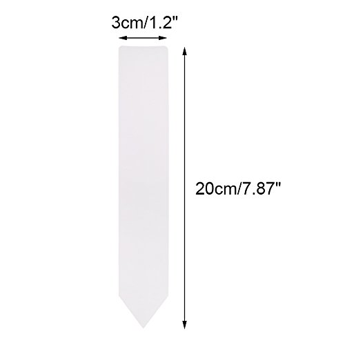KINGLAKE 100 Pcs Large 7.8 inch Plastic Plant Label Nursery Garden...