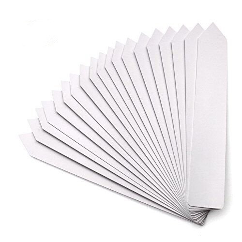 KINGLAKE 100 Pcs Large 7.8 inch Plastic Plant Label Nursery Garden...