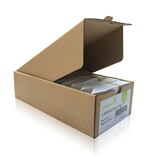 KINGLAKE 1000 Pcs 4 Inch Plant Tags Garden Nursery Labels Plastic ...