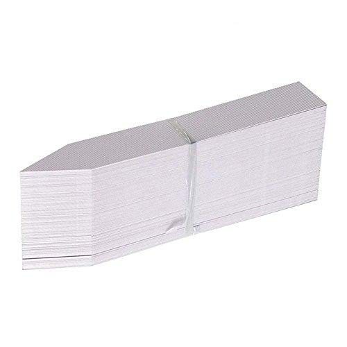 KINGLAKE 100PCS 1x6 Plastic Plant Garden Labels Large Nursery Ga...