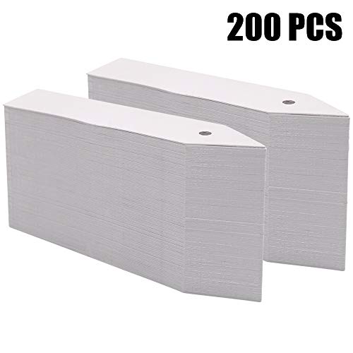 KINGLAKE 200 Pcs Plastic Plant Nursery Garden Labels Garden Stake ...