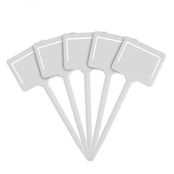 KINGLAKE Thick Plastic Plant Tags Garden Labels Waterproof Nursery...