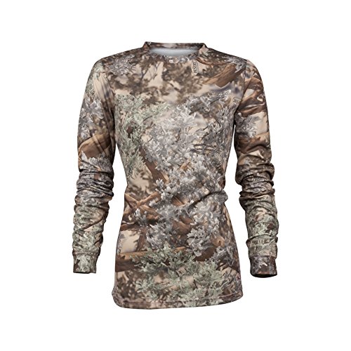 Kings Camo Ladies Hunter Series Long Sleeve Camo Tee, Desert Shad...