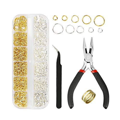 Kingsdun Jewelry Making Tools with Jewelry Findings,Needle Nose Pl...