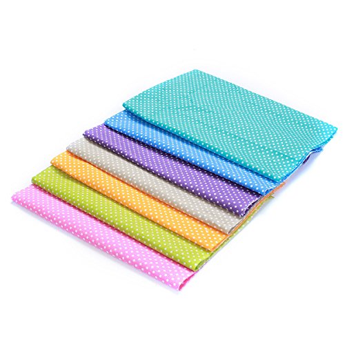 7PCS Cotton Craft Fabric Bundle Patchwork KINGSO 50x50cm Fabric Co...