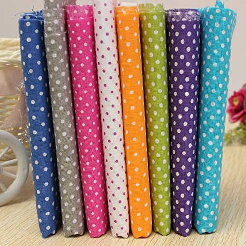 7PCS Cotton Craft Fabric Bundle Patchwork KINGSO 50x50cm Fabric Co...