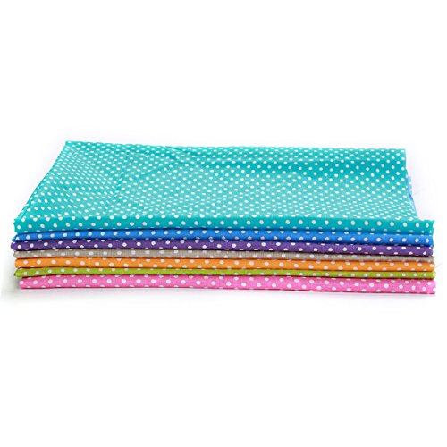 7PCS Cotton Craft Fabric Bundle Patchwork KINGSO 50x50cm Fabric Co...