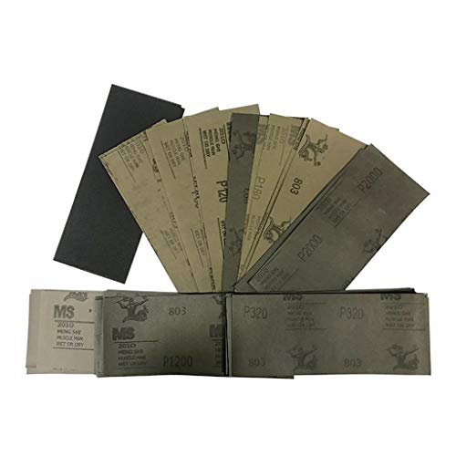 Grits with Sanding Block Sander,9x3.6 Inch Sanding Sheets for Wood...