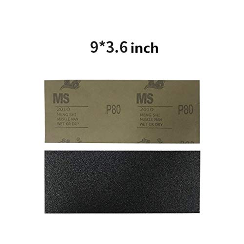 Grits with Sanding Block Sander,9x3.6 Inch Sanding Sheets for Wood...