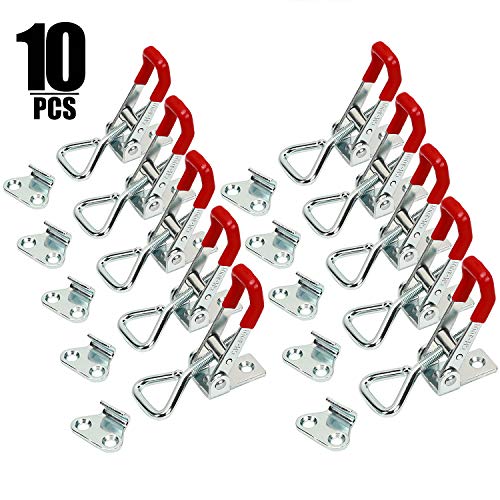 KINJOEK 10 PCS 360 Lbs Adjustable Toggle Clamp 4001 Hand Tool Quic...