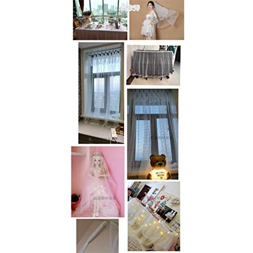 Net Tulle Mesh Lace Fabric Wedding Accessories Luxury Fabric Beade...