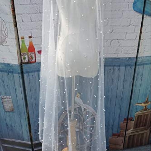 Net Tulle Mesh Lace Fabric Wedding Accessories Luxury Fabric Beade...