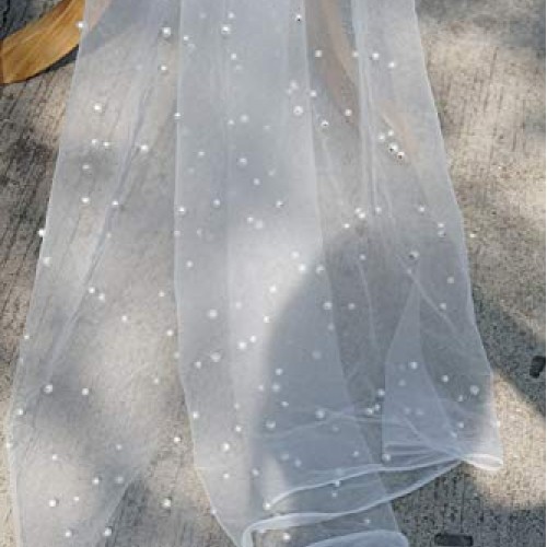 Net Tulle Mesh Lace Fabric Wedding Accessories Luxury Fabric Beade...