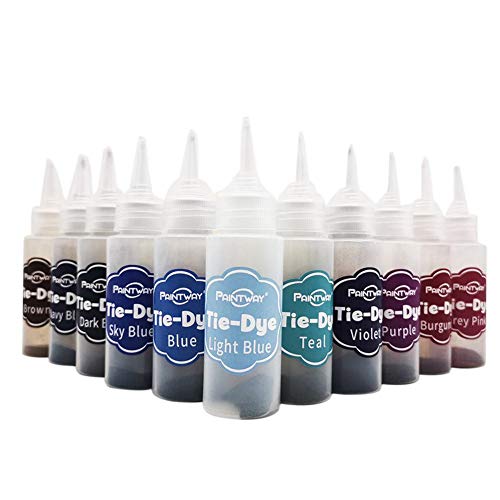 kioski Tie Dye Kits, Fabric Textile Muti-Color Easy-Squeeze Dyes B...