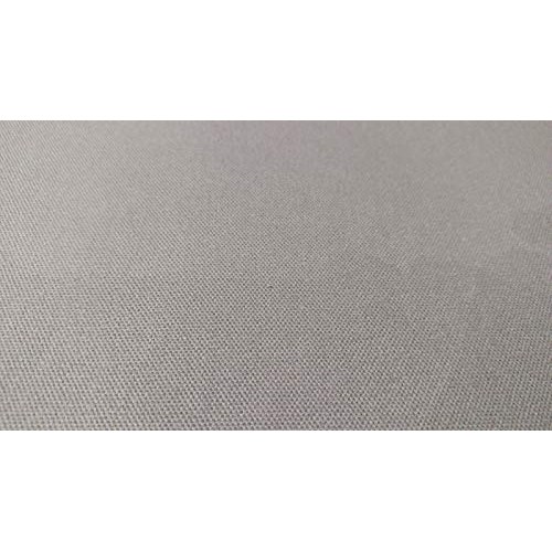 by The Yard- Pure Cotton Canvas Duck Fabric Light Gray 56W Uphols...