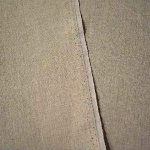 by The Yard- Shirting Linen Flax Fabric Organic Oatmeal Beige 5 OZ...