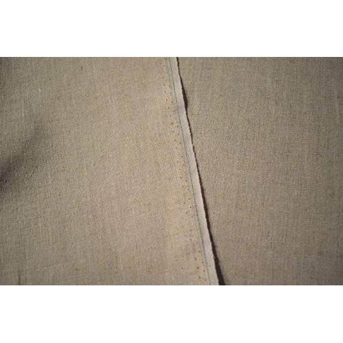 by The Yard- Shirting Linen Flax Fabric Organic Oatmeal Beige 5 OZ...