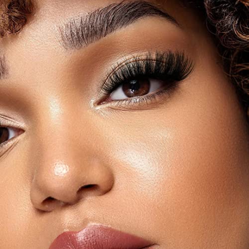 Mink Lashes 20mm Fluffy False Eyelashes Thick Volume Dramatic Cat ...