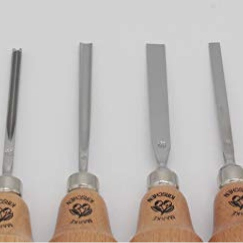 Kirschen 5696000 6-Piece Pear-Handled Wood Carving Set