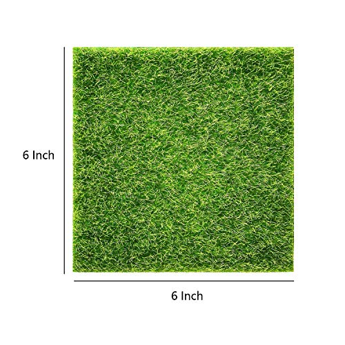 KISEER 6 Pack Fairy Garden Grass 6 x 6 Inches Miniature Artificial...