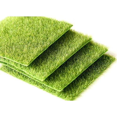 KISEER 6 Pack Fairy Garden Grass 6 x 6 Inches Miniature Artificial...