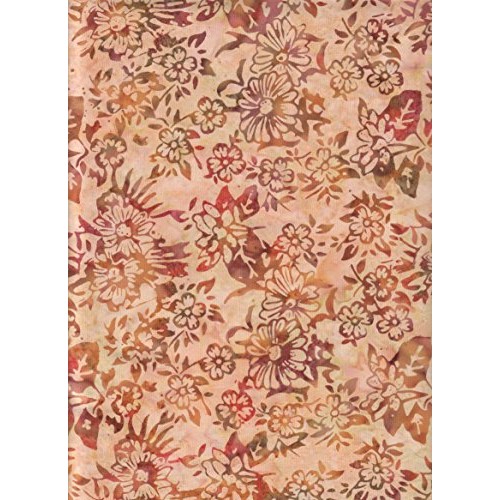 Anthology Fabrics Raucous Orange and Spicy Gazania Daisies Stamped...