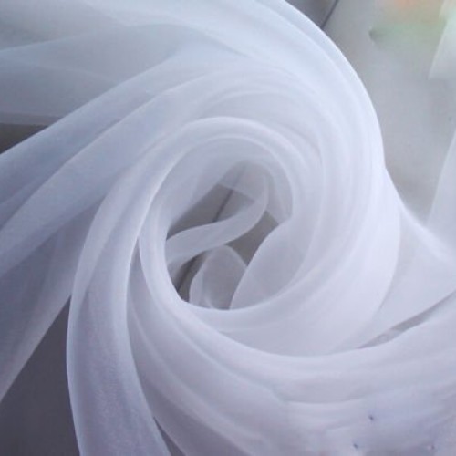 Ceiling Draping White Sheer Ceiling Curtain Voile Chiffon Ceiling ...
