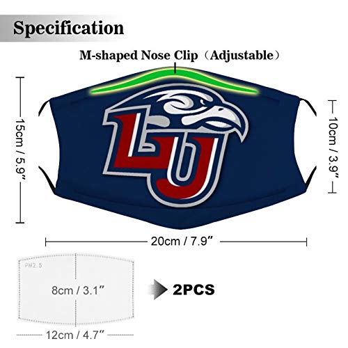 Dust Mask Liberty University Face Mouth Mask Fashion Print Design ...
