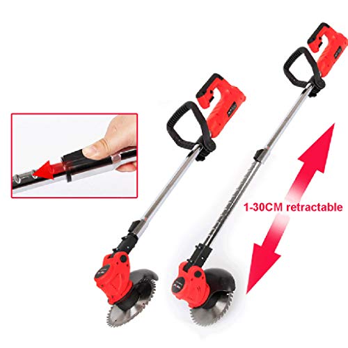 Electric Grass Trimmer Edger Lawn Mower 21V 2000MAh Lithium-Ion Co...
