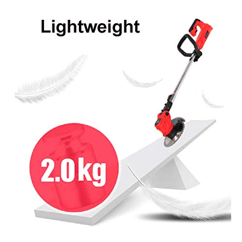 Electric Grass Trimmer Edger Lawn Mower 21V 2000MAh Lithium-Ion Co...
