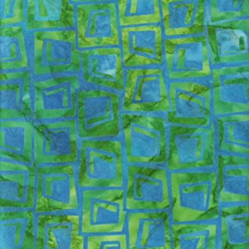 Electric Lime Op Art Print Batik ~ HALF YARD!! ~ Robert Kaufman To...