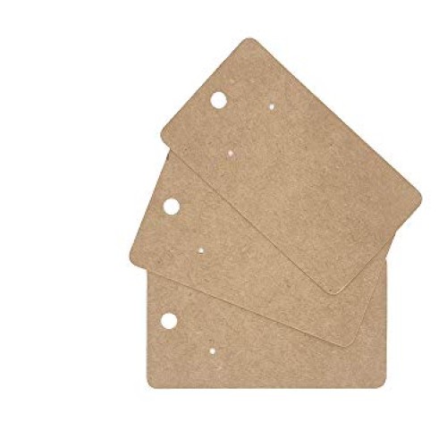 HUAPRINT Earring Card HolderBrown, 200 Pack-Jewelry Display Card...